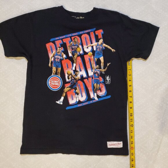 NBA Detroit Bad Boys Pistons T-Shirt - Size Medium (M) - Picture 10 of 11